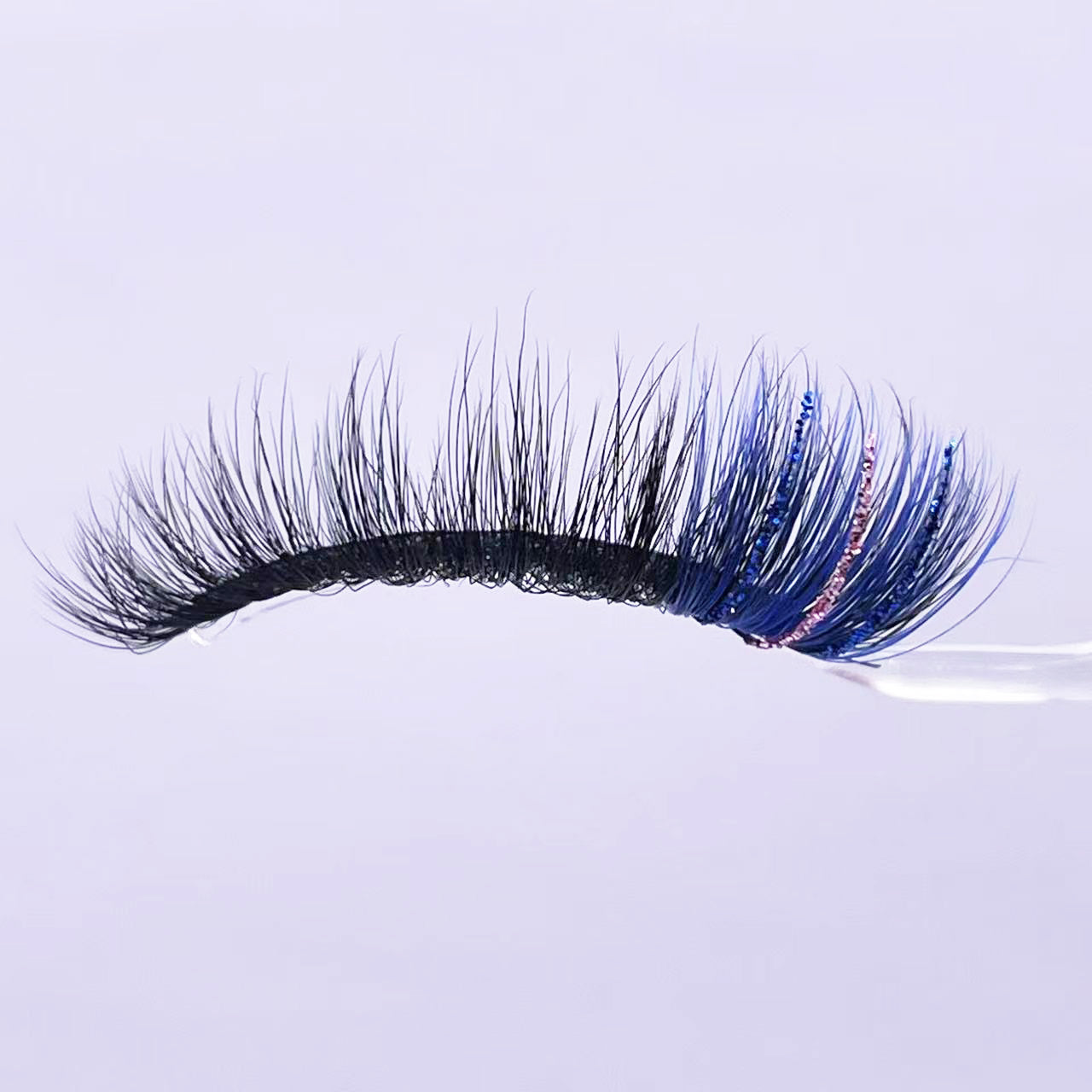 20mm Glitter Color Faux Mink Lashes D185-20CS