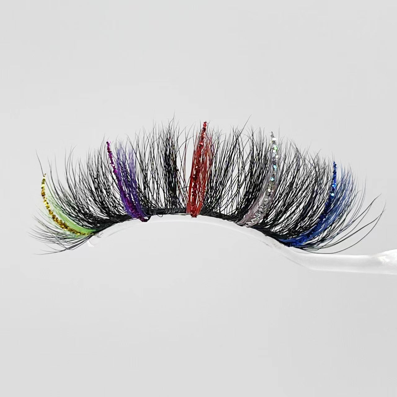 20mm Glitter Color Faux Mink Lashes D109-24356CS