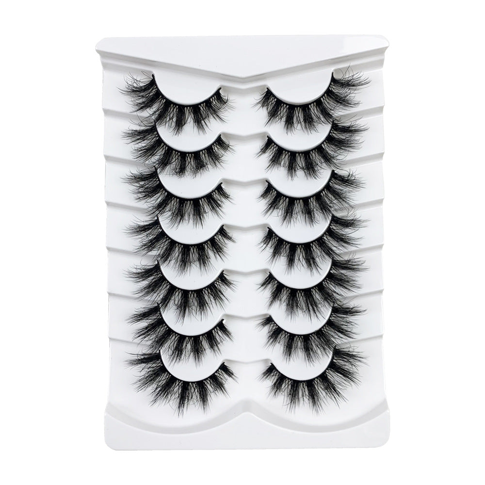 7 Pairs Fluffy Soft Wispy Faux Mink Lashes Reusable False Eyelashes
