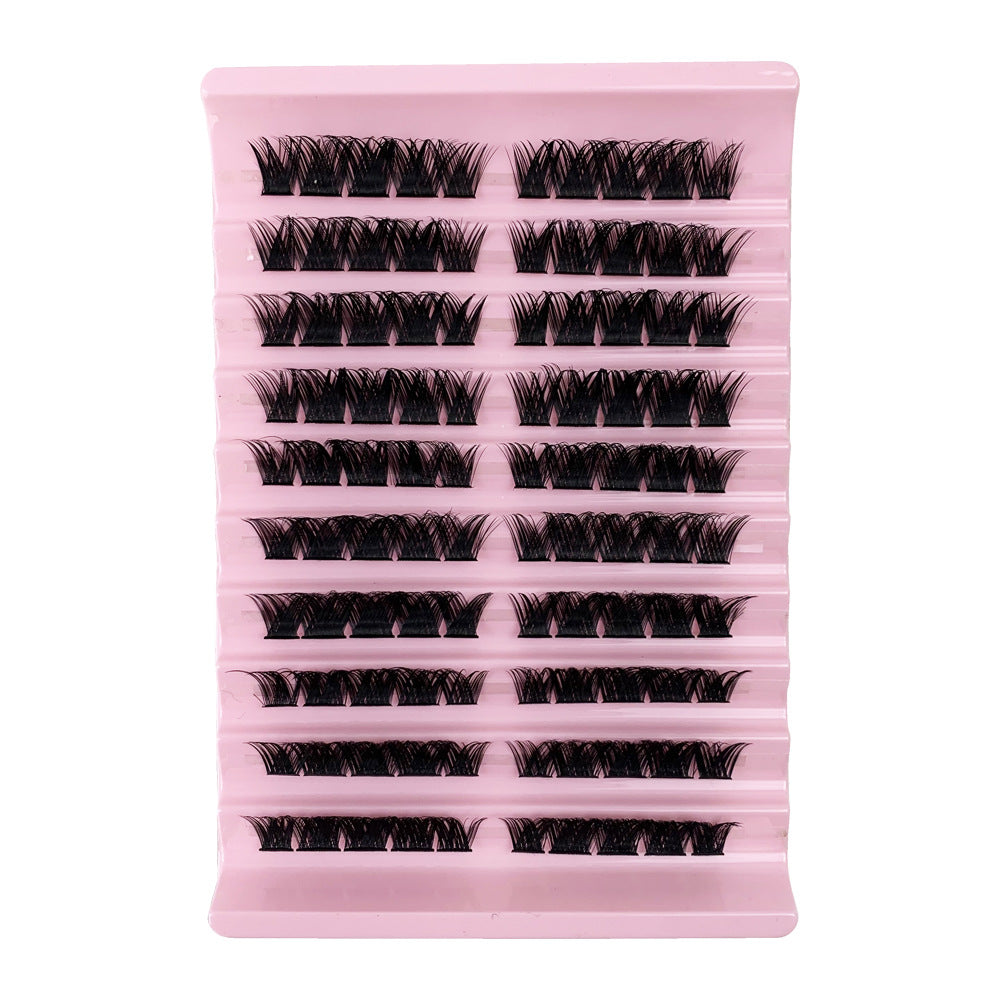 Cluster Lashes 8-16mm Individual Lashes Natural Look D Curl Soft, Lightweight & Reusable