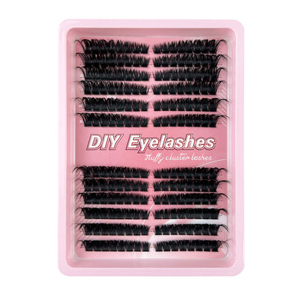 216 Fans Pro Individual Lash Clusters – 30D to 100D Volume DIY Cluster Lashes