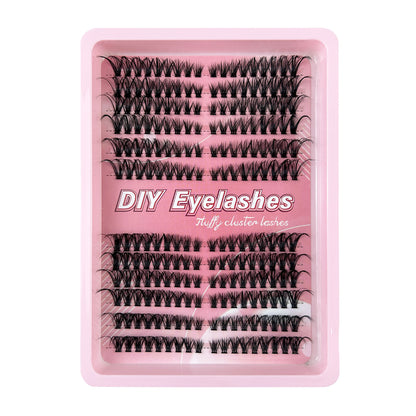 216 Fans Pro Individual Lash Clusters – 30D to 100D Volume DIY Cluster Lashes