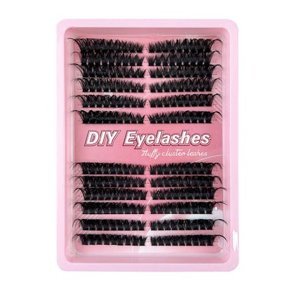 216 Fans Pro Individual Lash Clusters – 30D to 100D Volume DIY Cluster Lashes