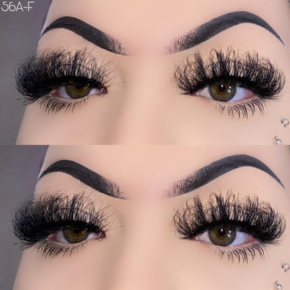25mm Fluffy Mink Lashes 56A-F
