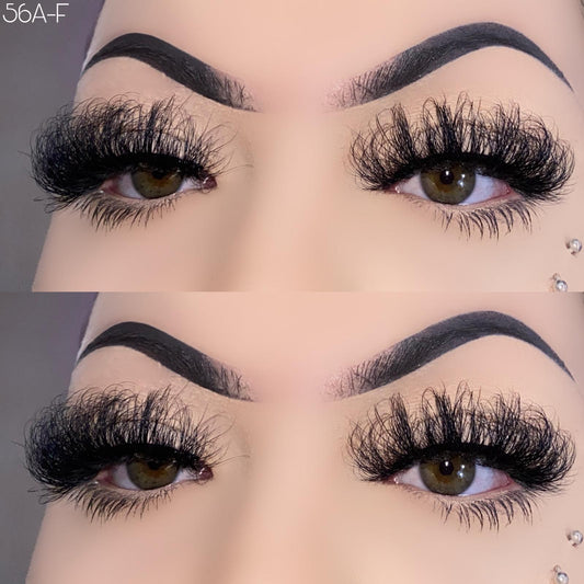 25mm Fluffy Mink Lashes 56A-F