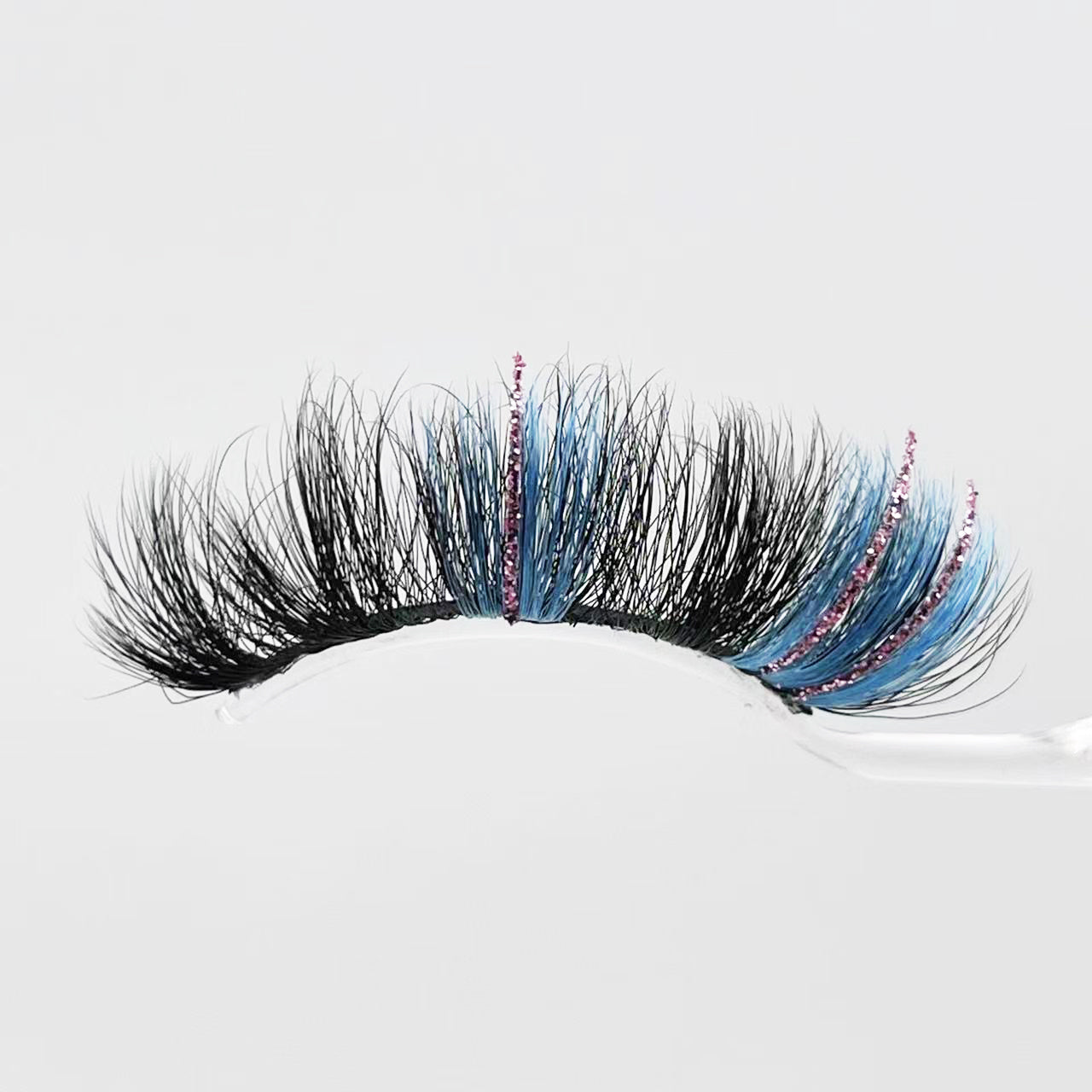 20mm Glitter Color Faux Mink Lashes D815-172CS