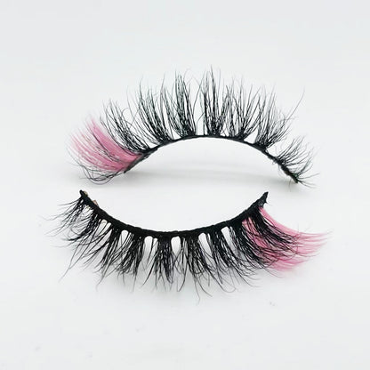 15mm Color Mink Lashes M493-9C