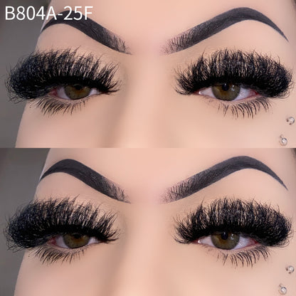 25mm Fluffy Faux Mink Lashes B804A-25F