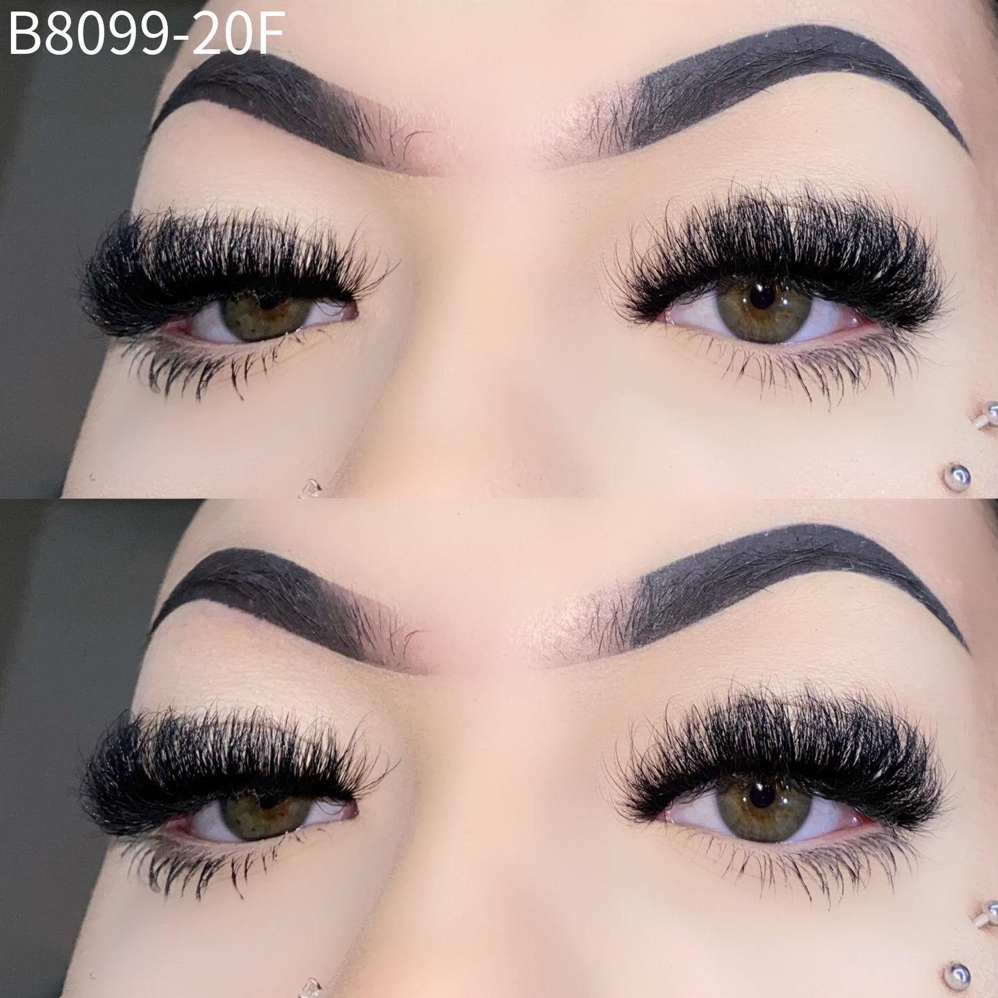 20mm Fluffy Faux Mink Lashes B8099-20F