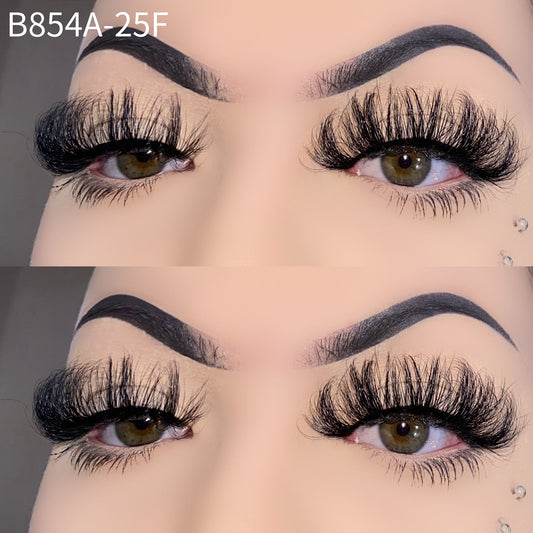 25mm Fluffy Faux Mink Lashes B854-25F