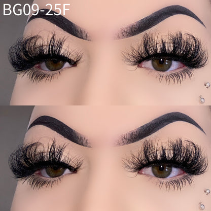 25mm Fluffy Faux Mink Lashes BG09-25F