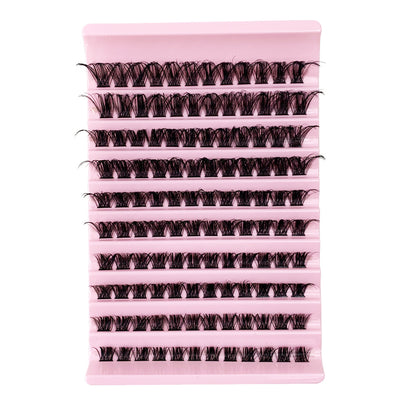 Cluster Lashes 8-16mm Individual Lashes Natural Look D Curl Soft, Lightweight & Reusable