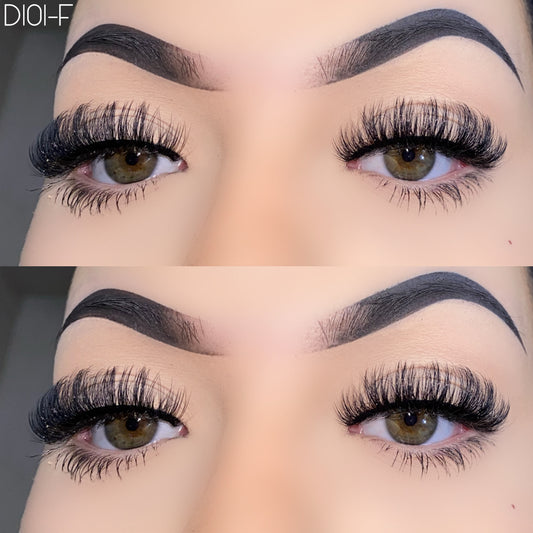 15mm Fluffy Faux Mink Lashes D101-F