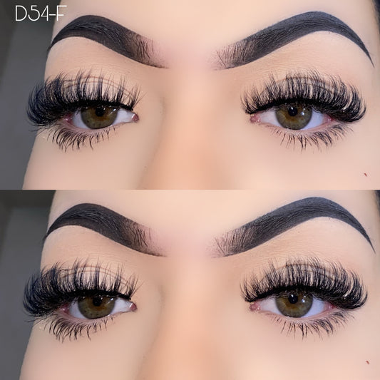 15mm Fluffy Faux Mink Lashes D54-F