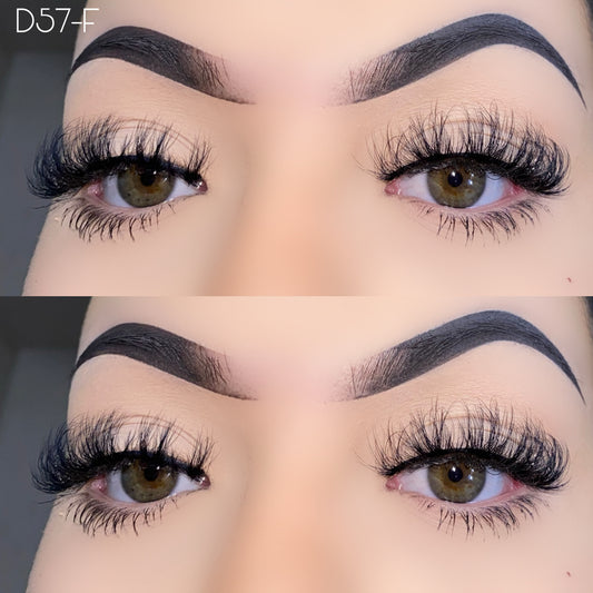 15mm Fluffy Faux Mink Lashes D57-F