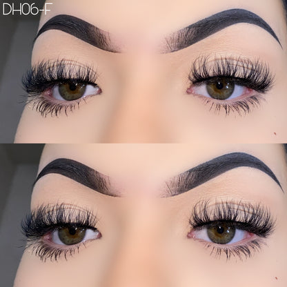 15mm Fluffy Faux Mink Lashes DH06-F