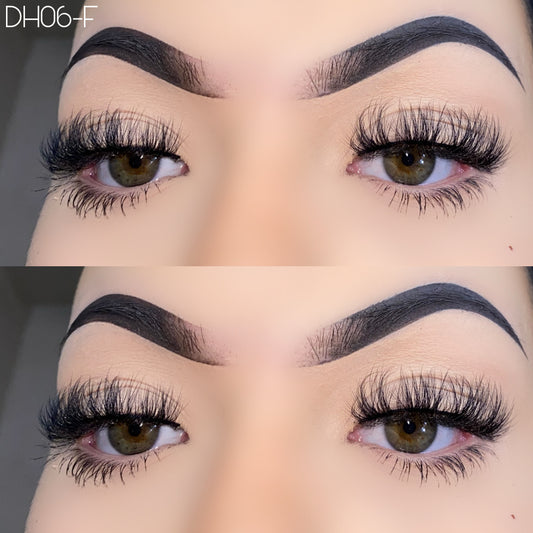 15mm Fluffy Faux Mink Lashes DH06-F