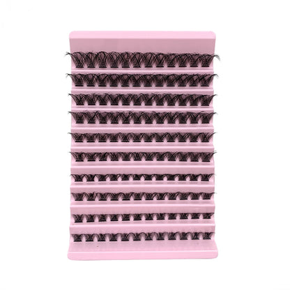 Cluster Lashes 8-16mm Individual Lashes Natural Look D Curl Soft, Lightweight & Reusable