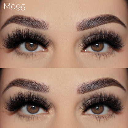 15mm 3D Mink Lashes M095