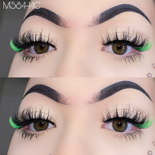 15mm Color Mink Lashes M584-14C