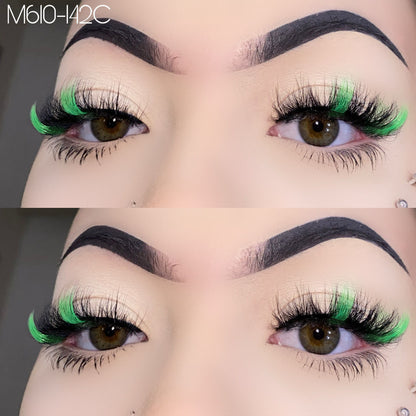 15mm Color Mink Lashes M610-142C