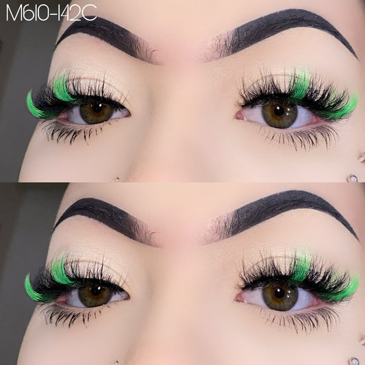 15mm Color Mink Lashes M610-142C