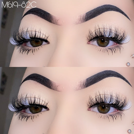 15mm Color Mink Lashes M619-82C