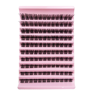 Cluster Lashes 8-16mm Individual Lashes Natural Look D Curl Soft, Lightweight & Reusable