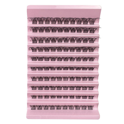 Cluster Lashes 8-16mm Individual Lashes Natural Look D Curl Soft, Lightweight & Reusable