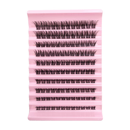 Cluster Lashes 8-16mm Individual Lashes Natural Look D Curl Soft, Lightweight & Reusable