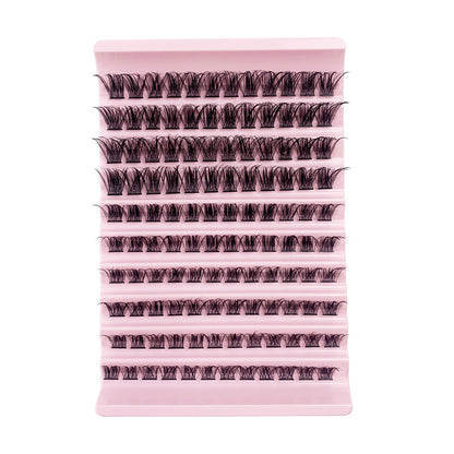Cluster Lashes 8-16mm Individual Lashes Natural Look D Curl Soft, Lightweight & Reusable