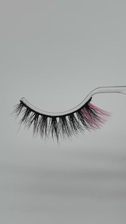 15mm Color Mink Lashes M493-9C