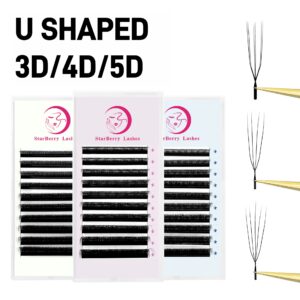 U Shaped 3D/4D/5D Lashes Extension