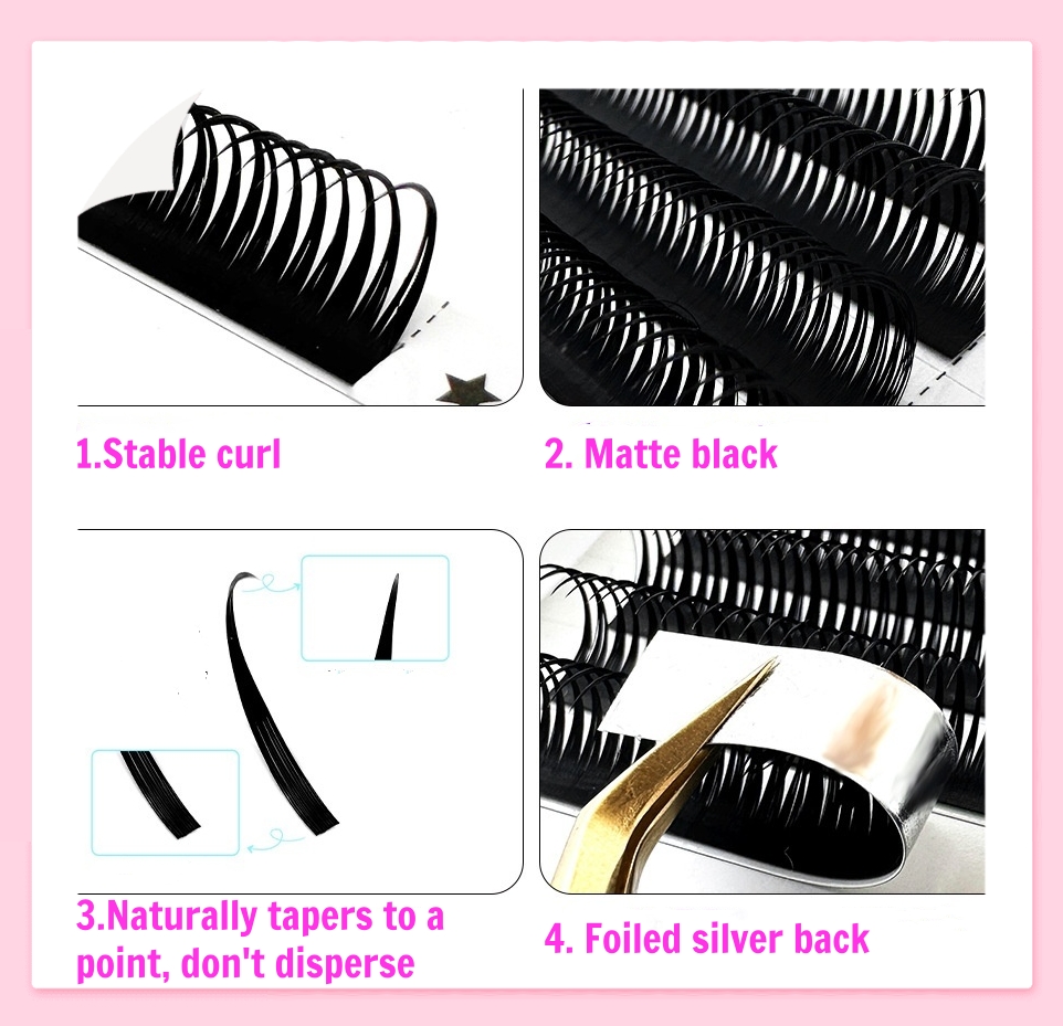 Wet Look Spikes Comic Lashes Extensions - Image 2